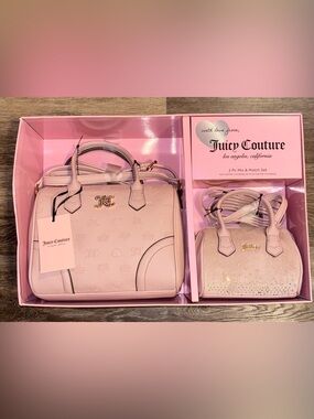 Juicy Couture “Mommy & Me” 2-Piece Mix & Match Satchel Set